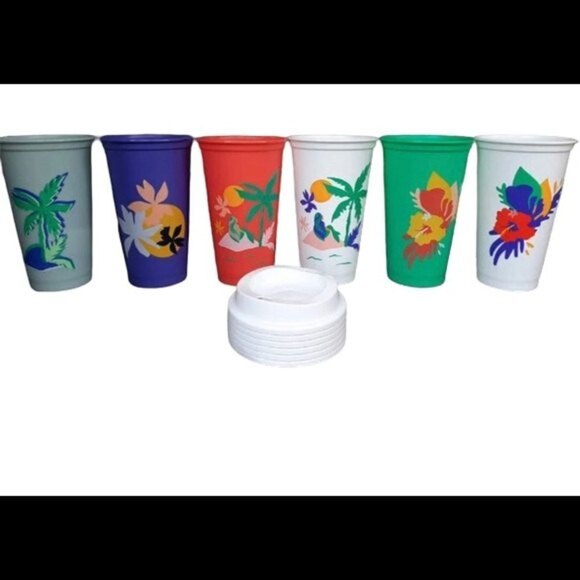 Starbucks Reusable Hot Cups 2020 Summer Tropical - Picture 4 of 4